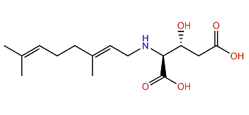 (3R)-N-Geranyl-3-hydroxy-L-glutamic acid